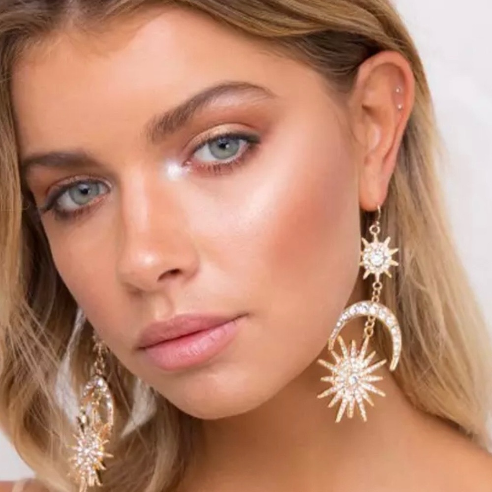 🌙🌞FP Celestial Statement Earrings 🌞🌙 - Picture 7 of 7